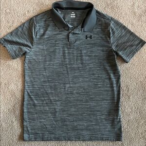 Under Armour Boy’s  Charcoal Polo Shirt
